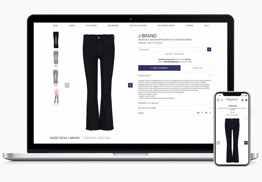 Trilogy Stores Product Page